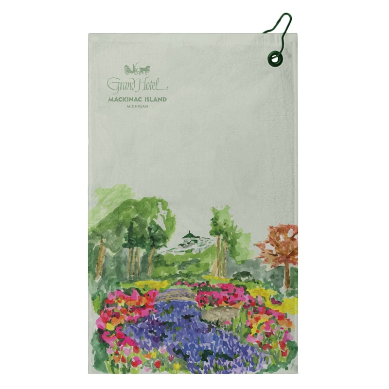 Mid Weight Velour Hemmed Golf Towel