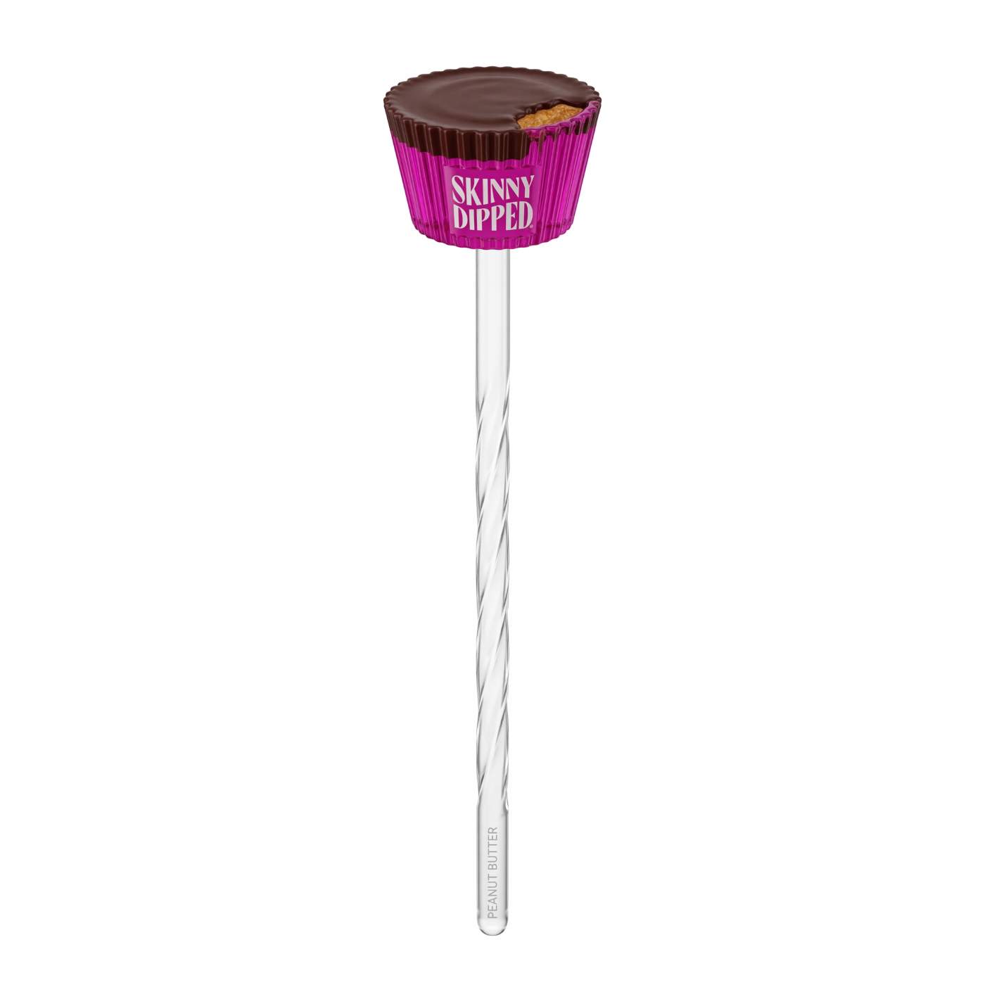 Skinnydipped Custom Drink Stirrer Magenta Pb Cup